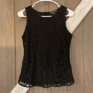 Adrianna Papell Sleeveless Lace Blouse
